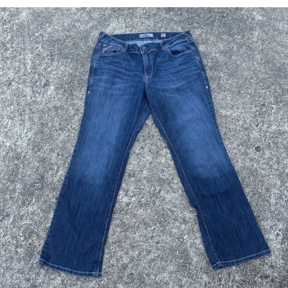 Ariat Men's Bootcut Jeans in Deep Blue